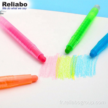 Crayon de stylo de peinture pastel à l&#39;huile multicolore pour enfants